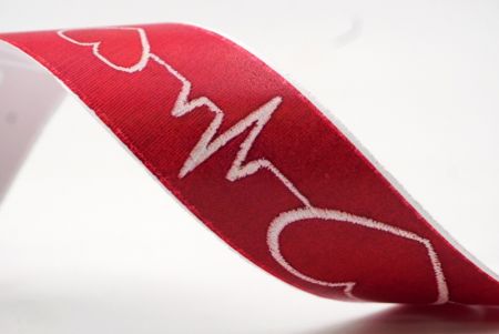 Valentinstags Herzschläge Jacquardband_AI-KN